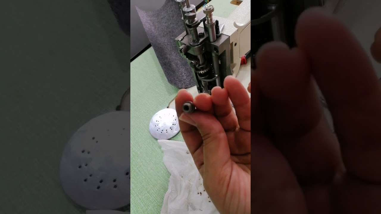 Adjustment of stitch, oil and cleanliness of the embroidery wheel.