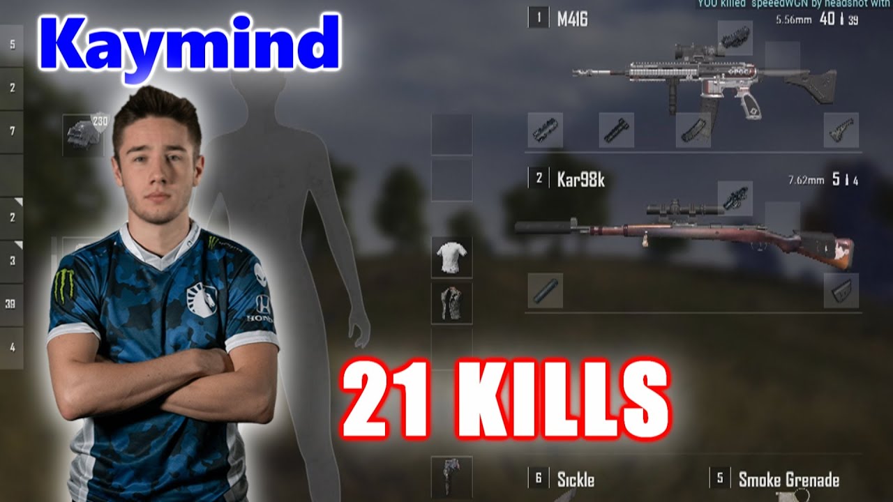 Team Liquid Kaymind - 21 KILLS - KAR98K + M416 - Archive Games - SOLO - PUBG