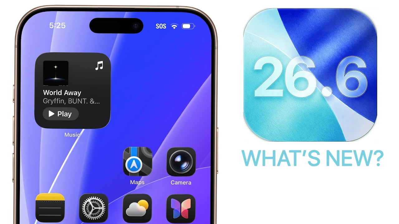 iOS 26.6 Released - What's New?