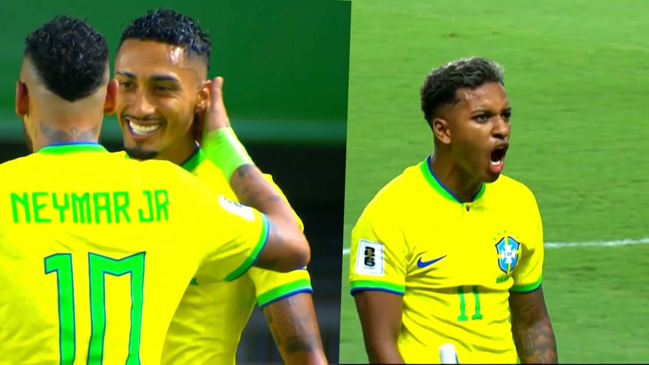 Neymar, Raphinha and Rodrygo DESTROYING Bolivia | 2023 HD 1080i