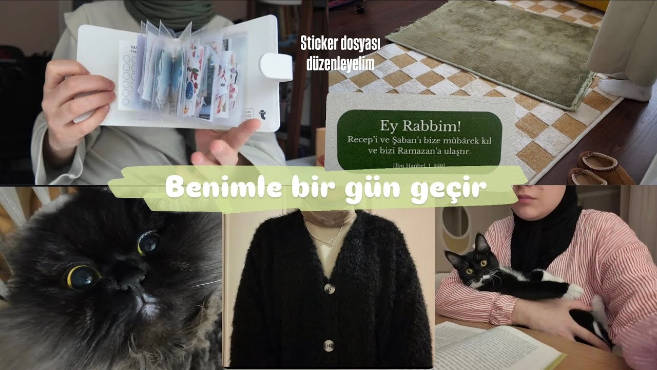 Benimle bir gün geçir ❤︎❤︎|Bol kedili vlog 🎀