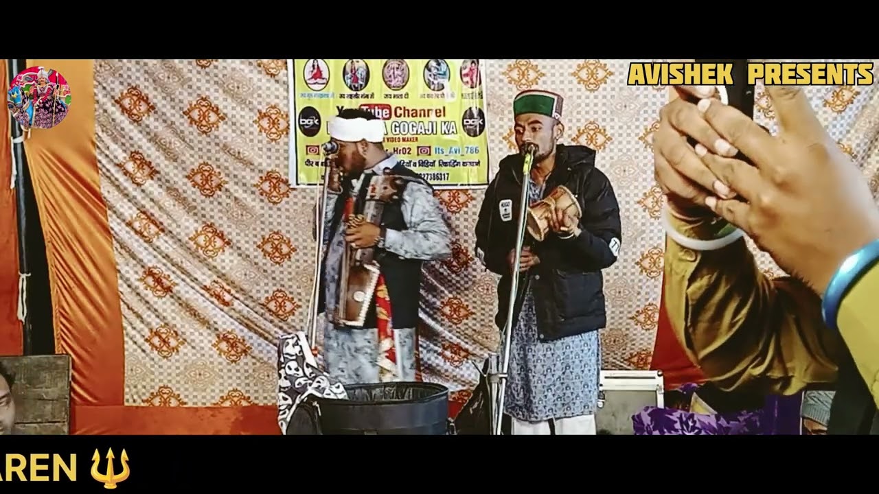 दादा सबल सिंह चौधरी जी के जोड़े में माता कलर वाली की स्वारी की जोरदार पैड़ी। गायक जोड़ी रवि नाथ जी