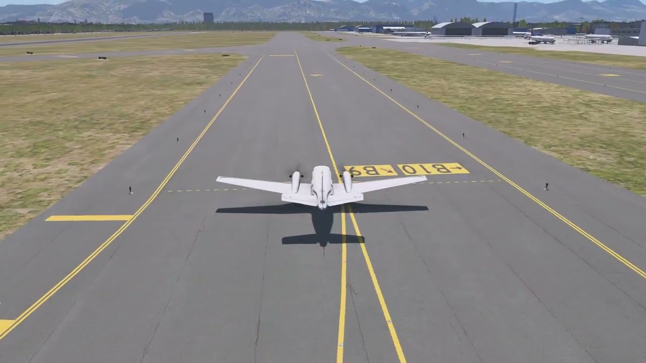 Beechcraft King air 350 landing at El Dorado Bogota (SKBO) X- Plane 12.9