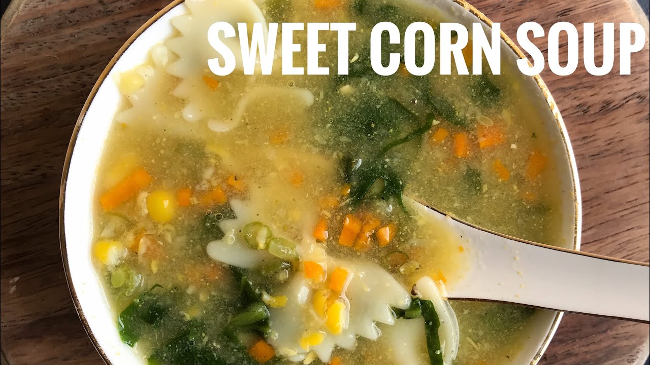 Sweet Corn Soup Recipe. Easy & Healthy Soup Recipe. Vegetarian No Oil Recipe. Restaurant style soup