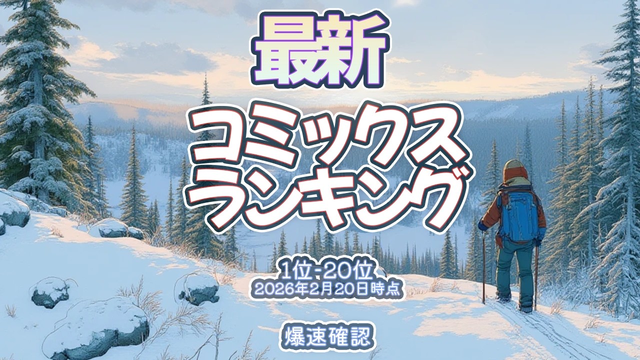 【最新コミックスランキング】2026年2月20日爆速確認 #コミックス #爆速確認 #マンガ #おすすめ #漫画 #ミステリと言う勿れ #転生したらスライムだった件 #聖女の魔力は万能です