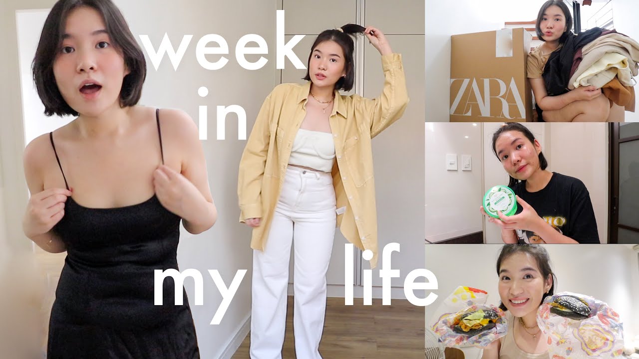 Week In My Life | trying to jump rope, zara haul, ashley’s surprise, skincare, mcdo’s new burgers 🥰