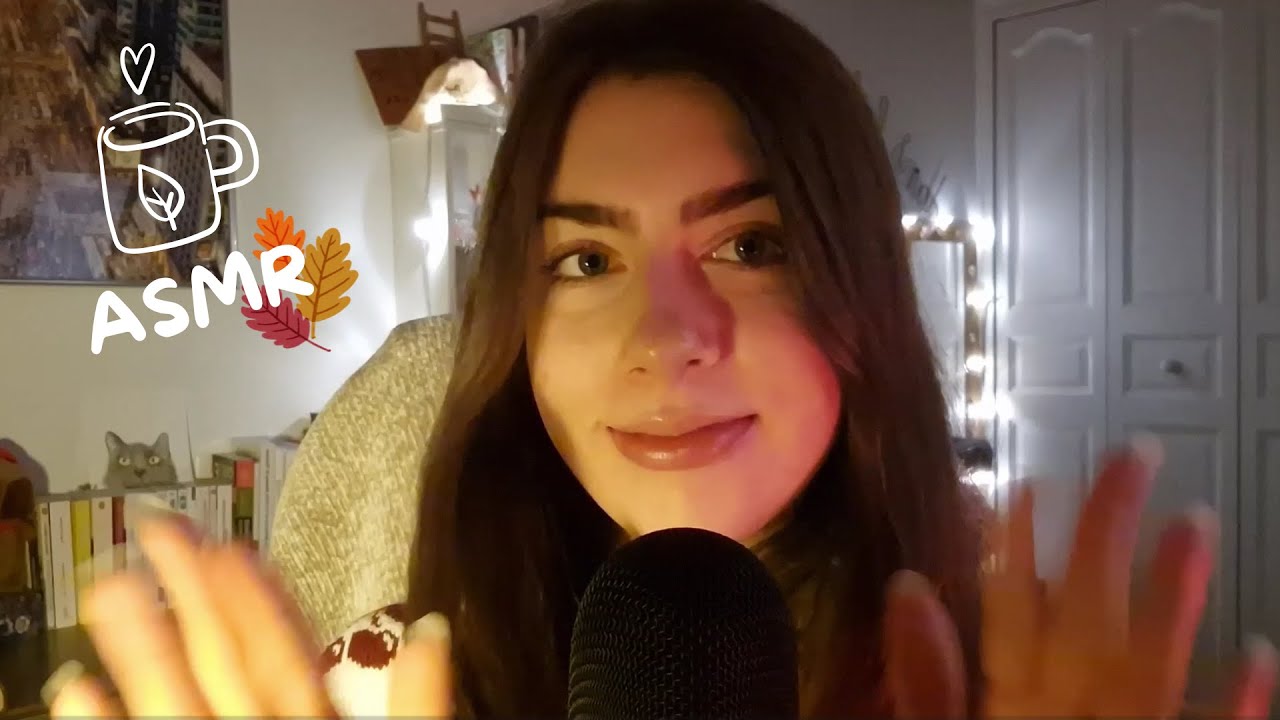 ASMR | Blabla d'automne et triggers à écouter avec ou sans casque 🧸🍁