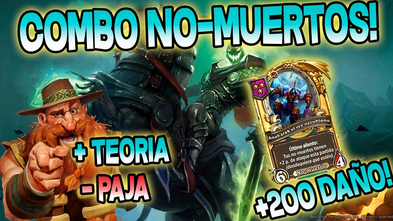 Combo No-Muertos +200 Ataque! @Hearthstone  campos de batalla battlegrounds en español guia teoria