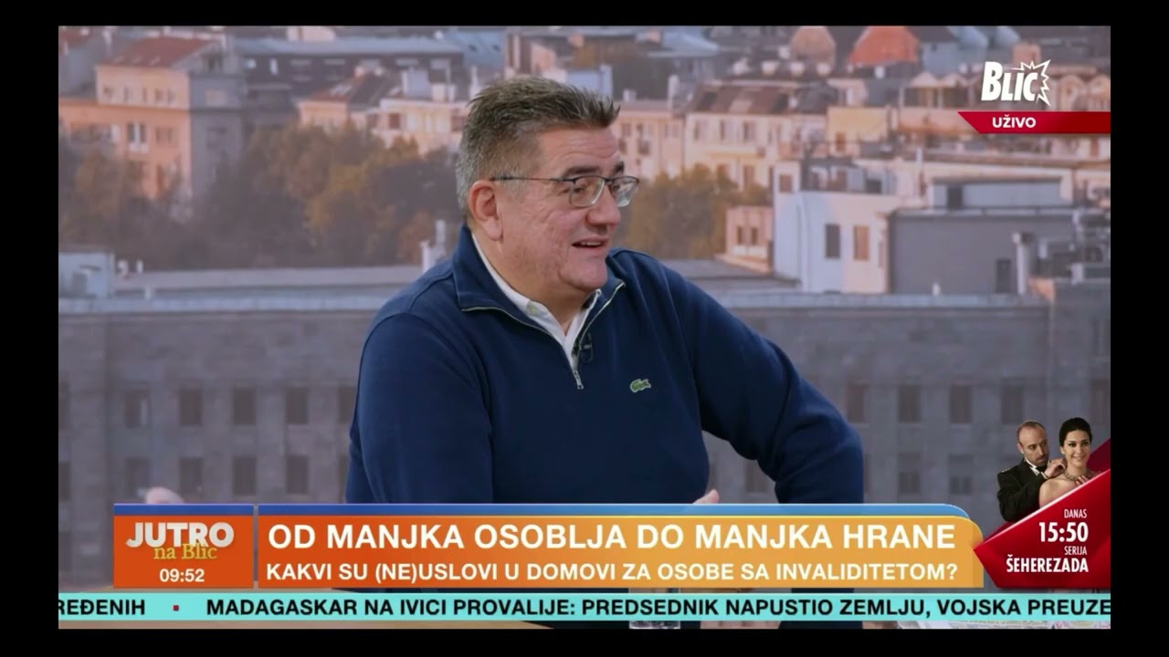 R.Milovanović: Kakvi su uslovi u domovima za osobe sa invaliditetom?