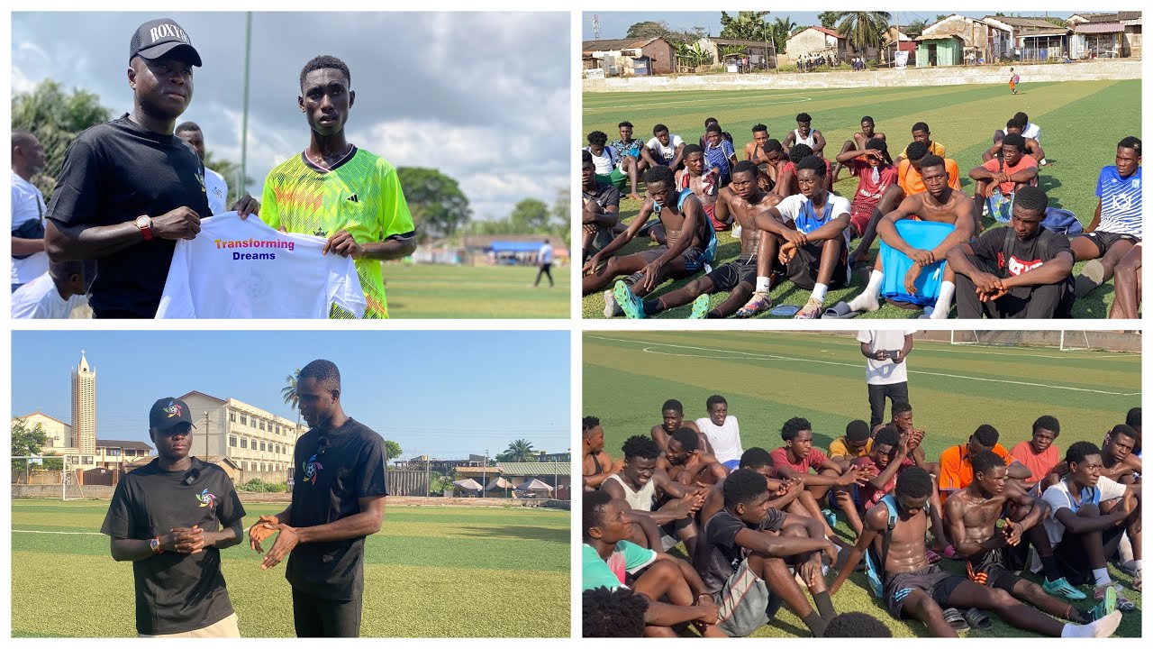 🇬🇭Samuel Inkoom Inspires Young Footballers On Why He Was Banned From Football During His Trials