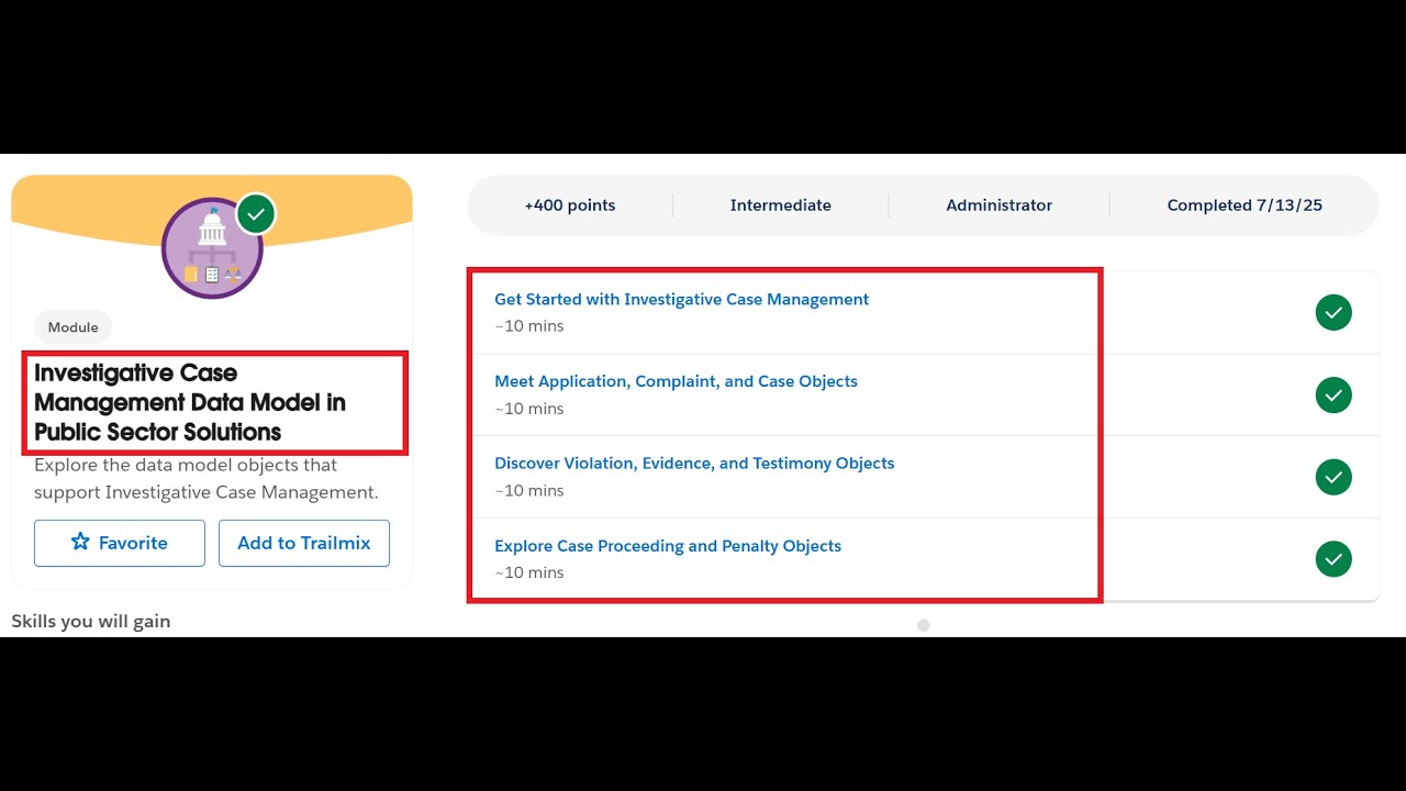 Investigative Case Management Data Model in Public Sector Solutions | Salesforce Trailhead