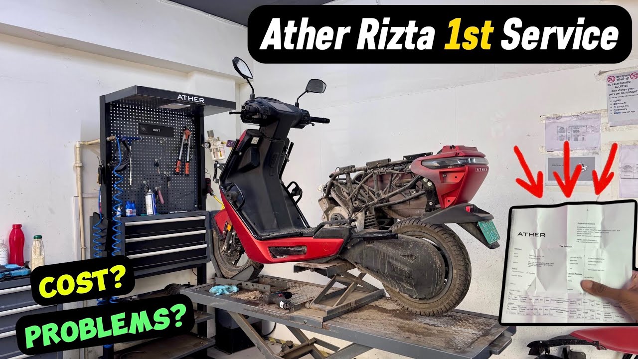 1st Service में ही ये हाल😳- Ather Rizta 1st Service After 5000kms in 3 Months 