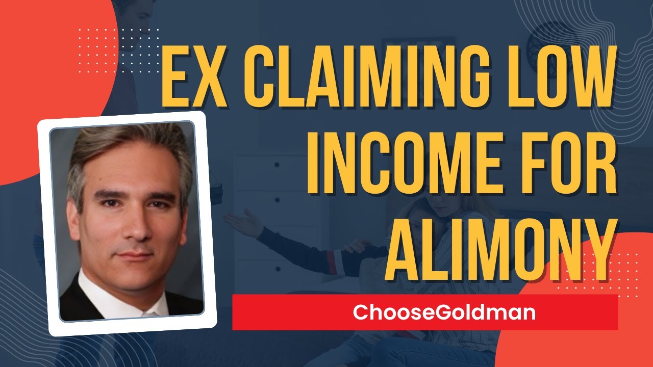 How to Deal With an Ex Claiming Low Income for Alimony?