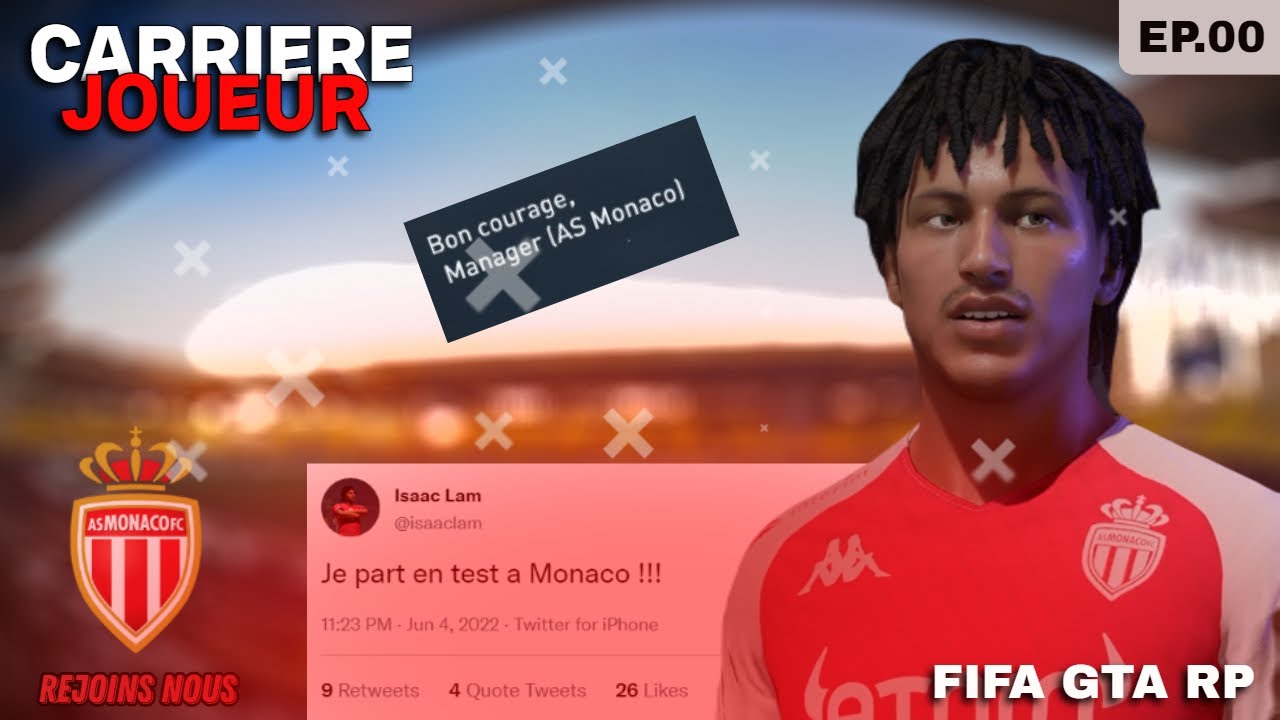 ISAAC LAM EN TEST CHEZ L'AS MONACO | FIFA GTA RP EP.01
