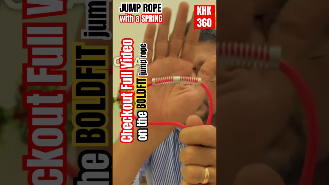 Скакалка с пружиной Boldfit #шорты