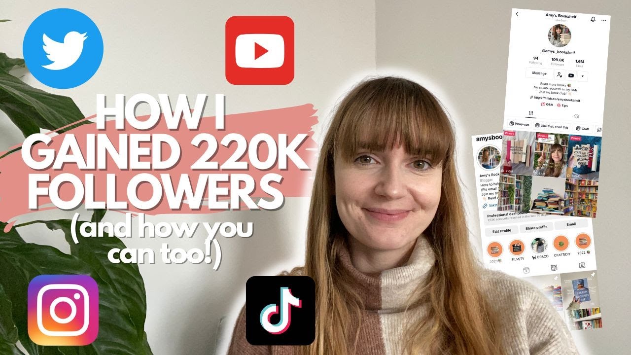 My advice for new book influencers, and how I gained 220k followers on social media [cc]