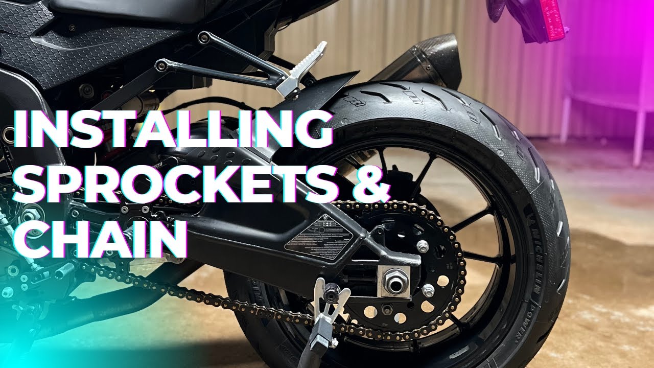 RK/Driven Sprockets and Chain Install on 2012 BMW S1000RR