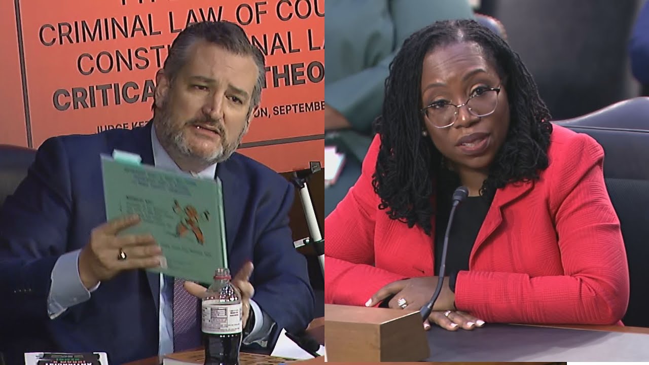 Ted Cruz asks Ketanji Brown Jackson about critical race theory full video