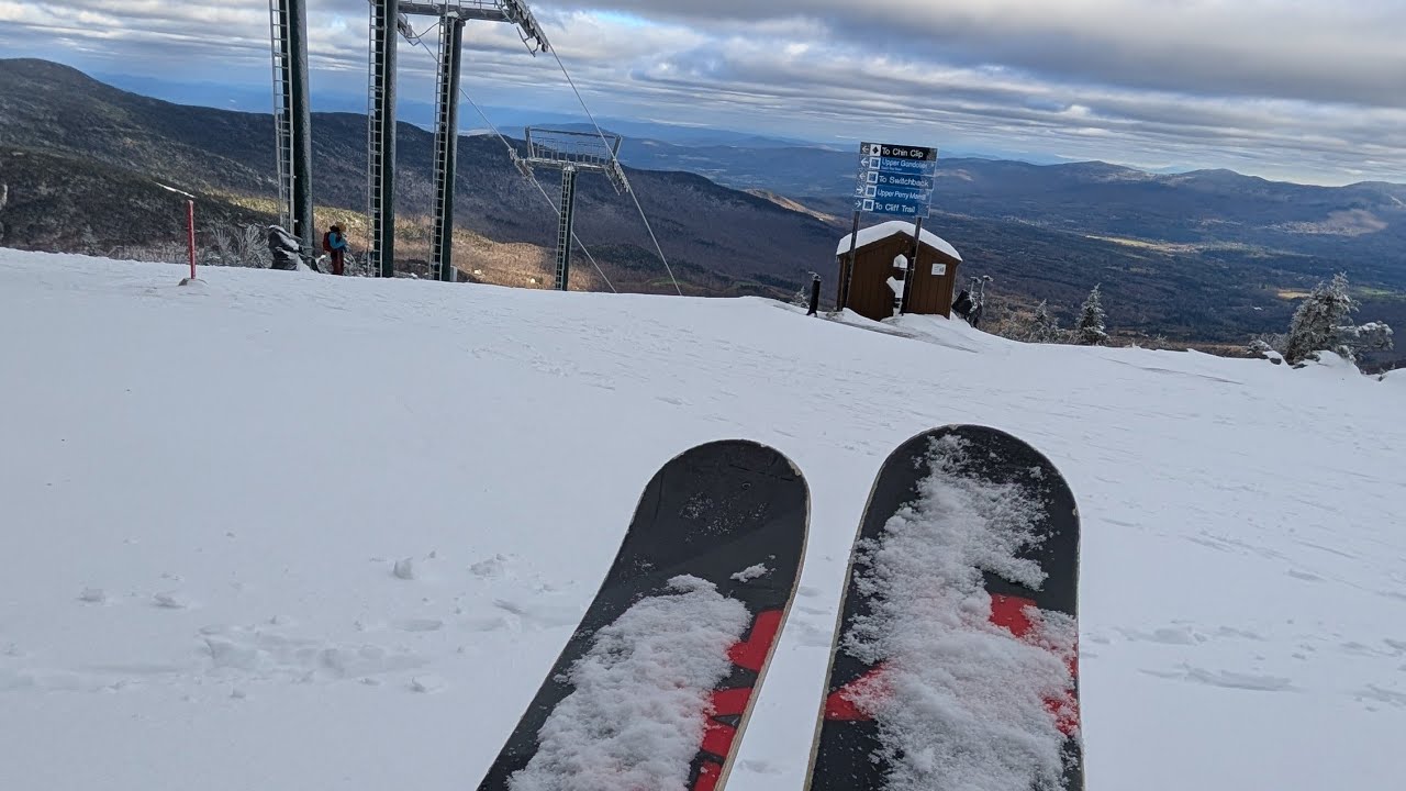 Pre season skiing at Stowe on November 2 2025. 