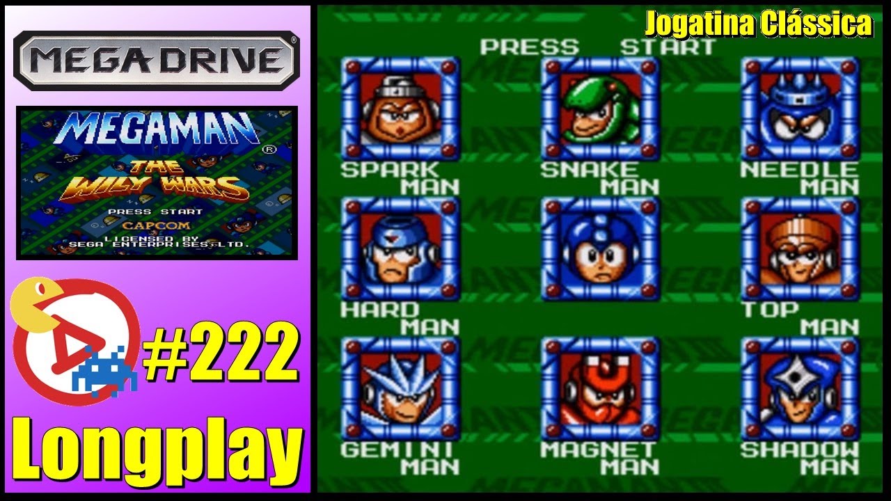 Mega Drive Longplay Mega Man 3: The Wily Wars