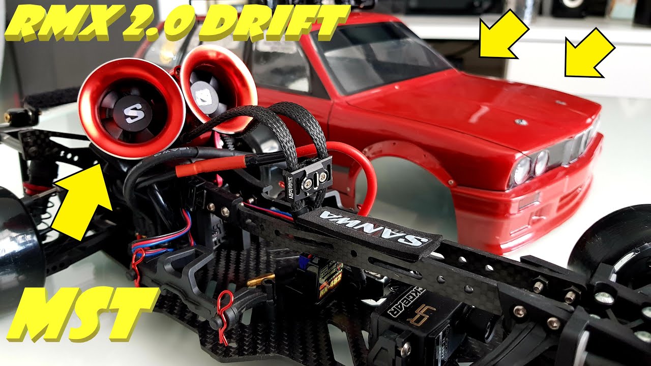 AWESOME RC DRIFT CAR RWD MST RMX 2.0 SANWA VORTEX 2 MT-44