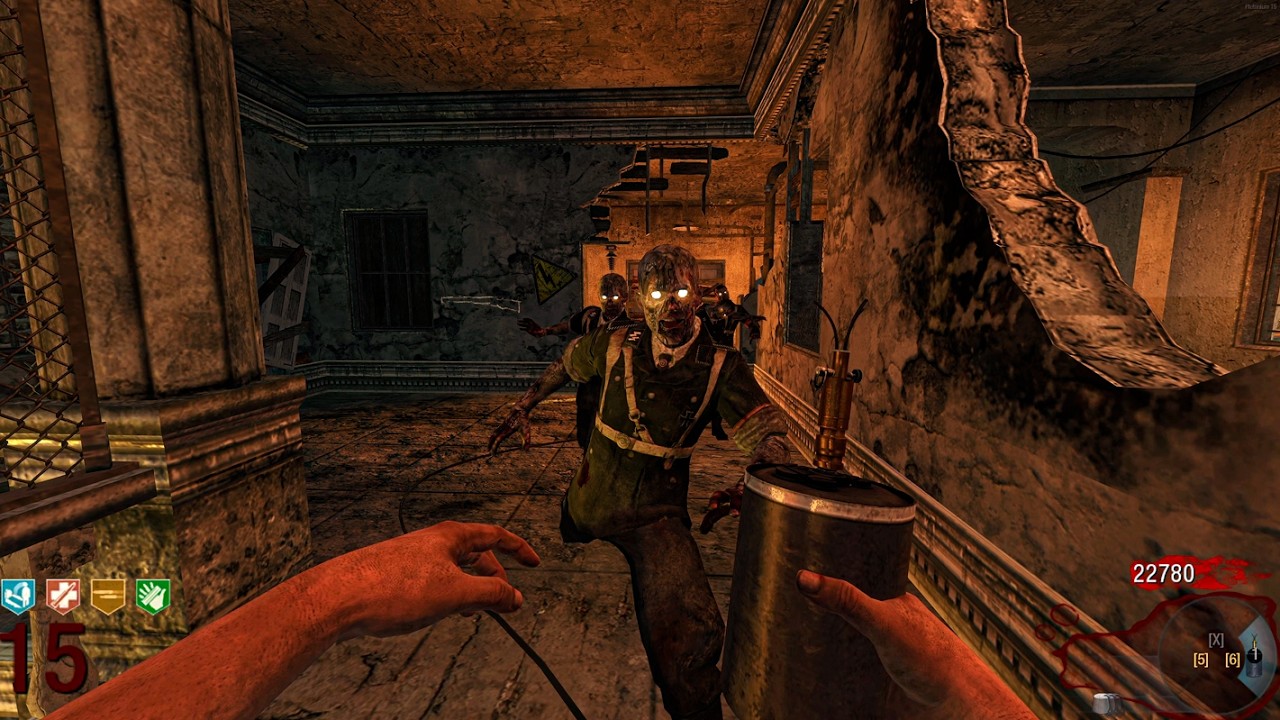 BLACK OPS ZOMBIES: VERRUKT GAMEPLAY (NO COMMENTARY)