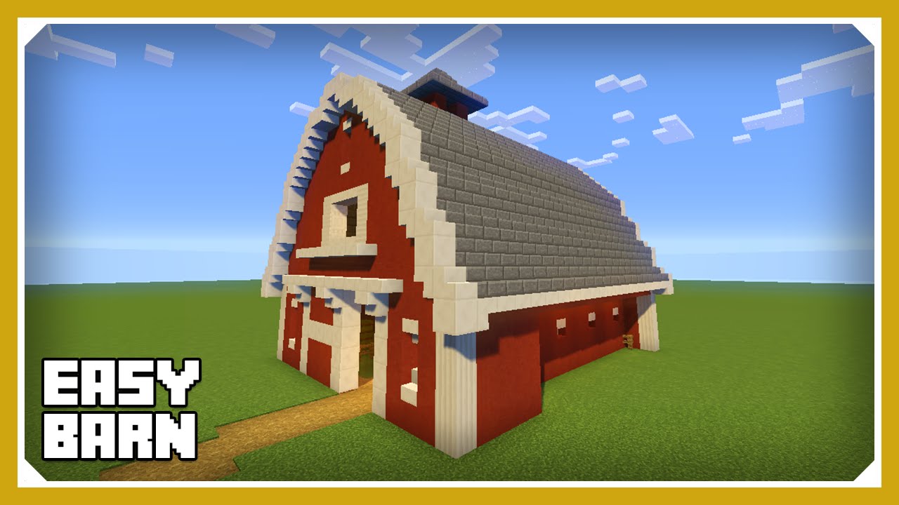 Minecraft: Как построить амбар (легкий дом для выживания в Minecraft)