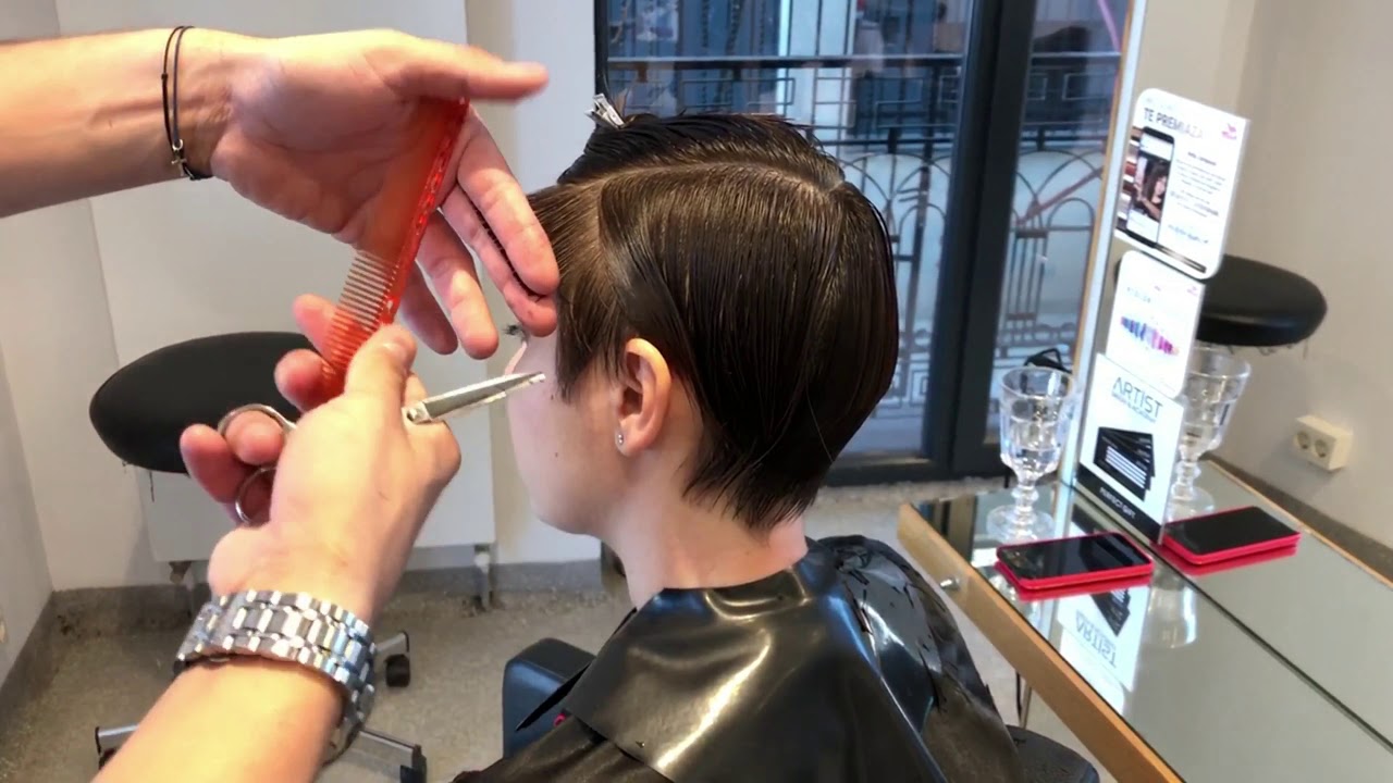 Short haircut women step by step ✅ Professional Haircut