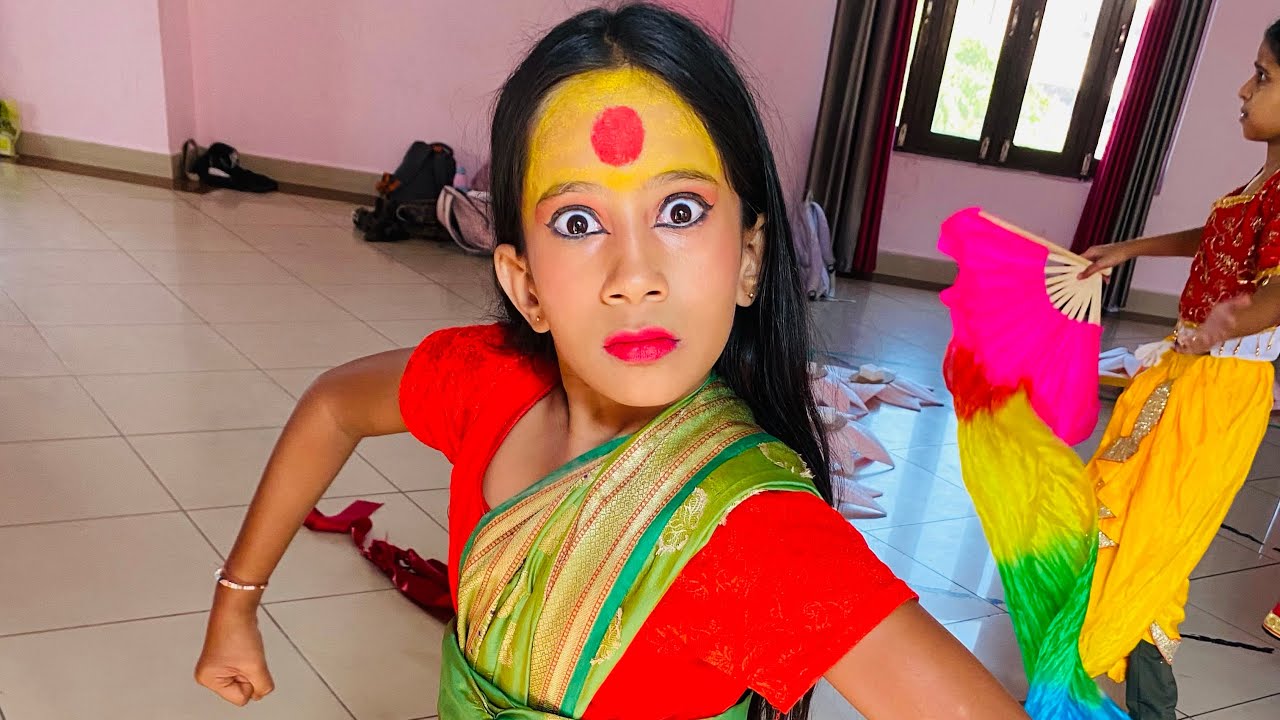 Little girl perform at lallati bhandar❤️
