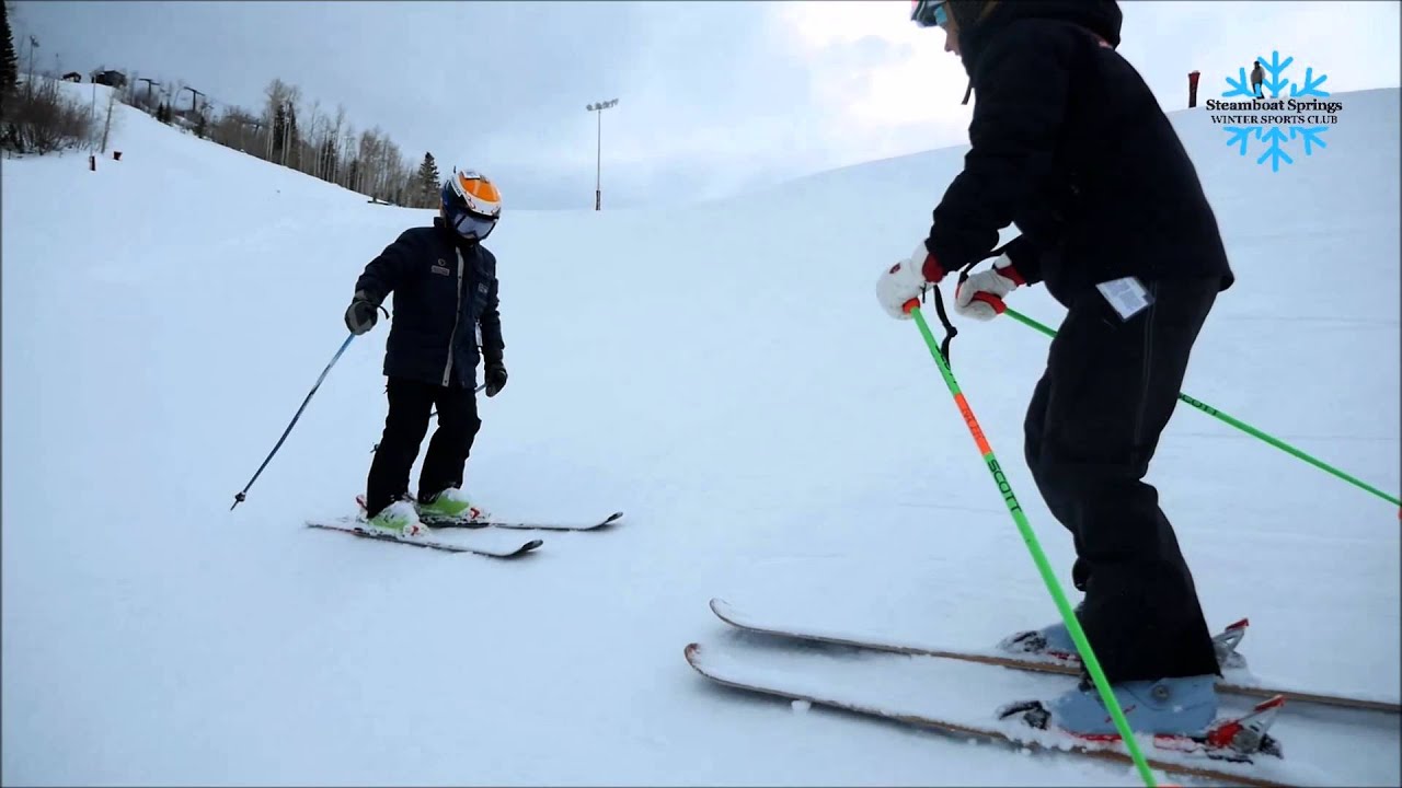 Edging skills for skiing