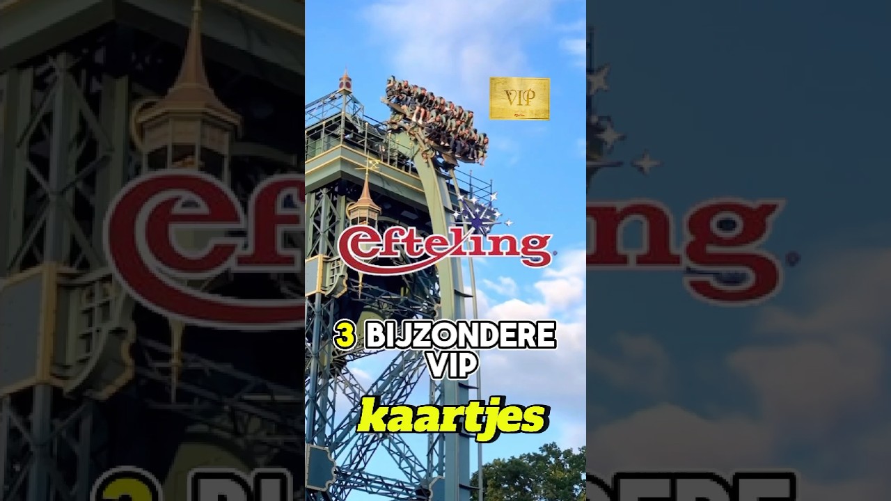 Efteling VIP-kaartjes: 3 Bijzondere Tickets die je Moet Kennen! 🎟️✨🏰 #efteling #shorts