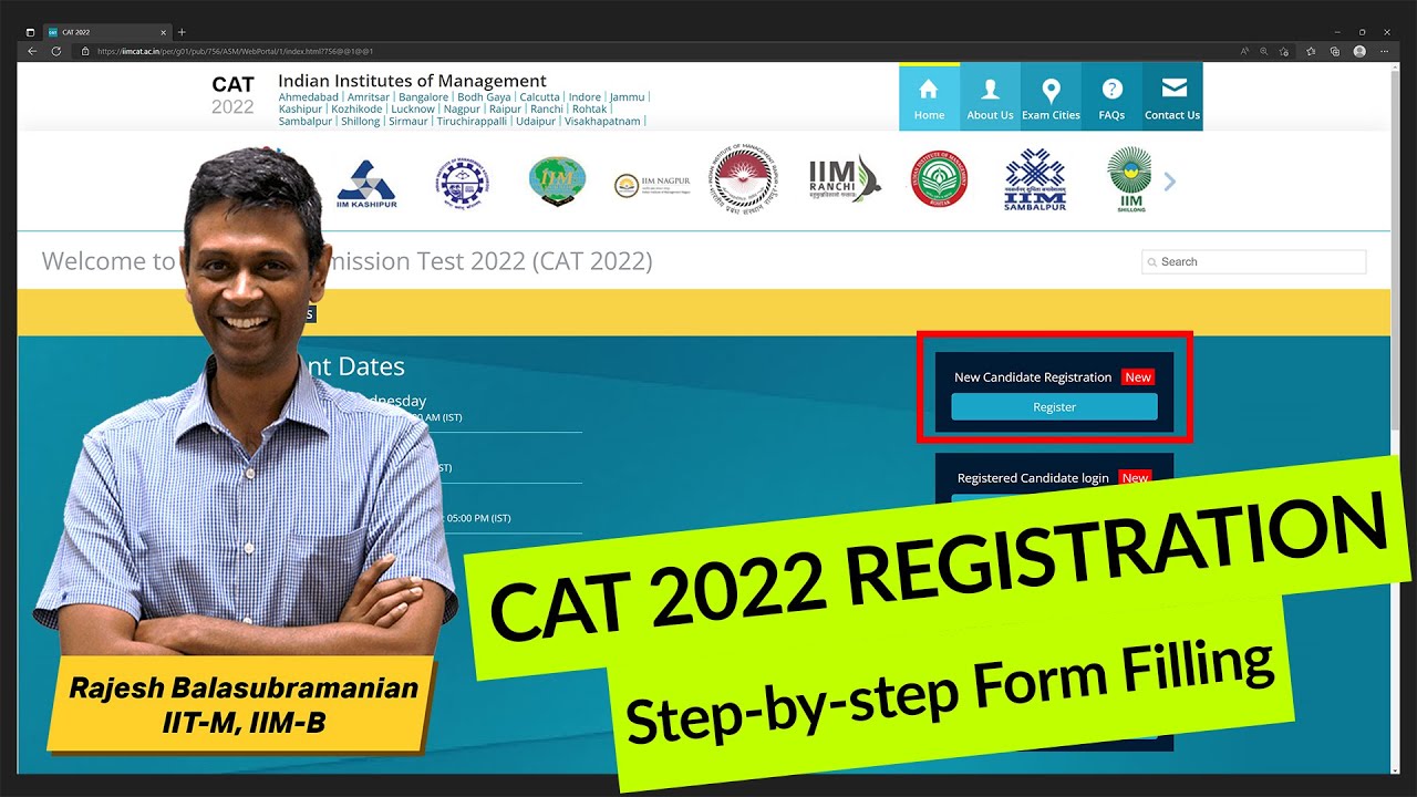 CAT 2022 Registration Process | CAT Form Filling ft. Rajesh | Apply for CAT 2022 Now | 2IIM CAT Prep