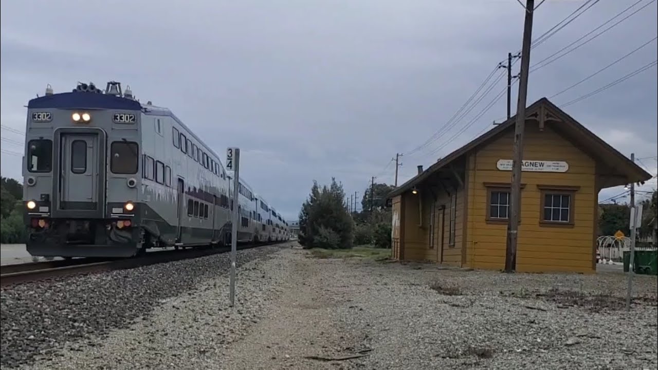 Railfanning ACE, amtrak, and caltrain in Santa clara