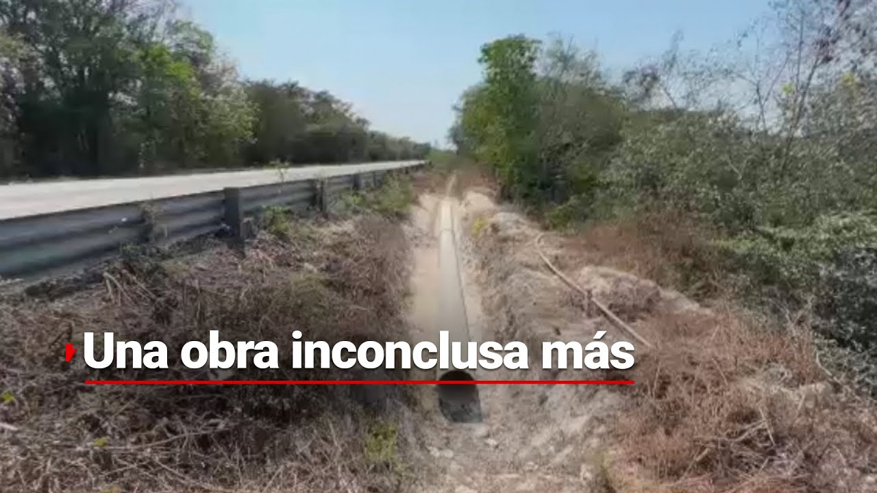 Acueducto de Calakmul, una obra inconclusa más
