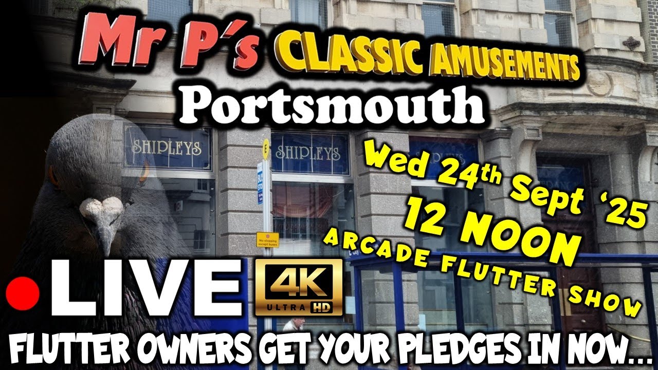 ● LIVE | Mr P's CLASSIC AMUSEMENTS Portsmouth : Arcade Flutter Show with Classic Fruit Machines