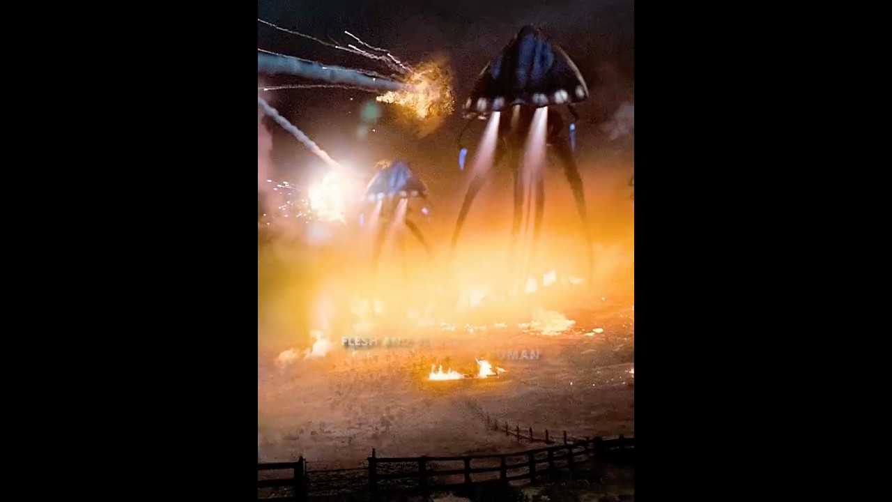 Aliens invade Earth and use humans as nutrient fluid!. #movie #film #shorts #waroftheworlds
