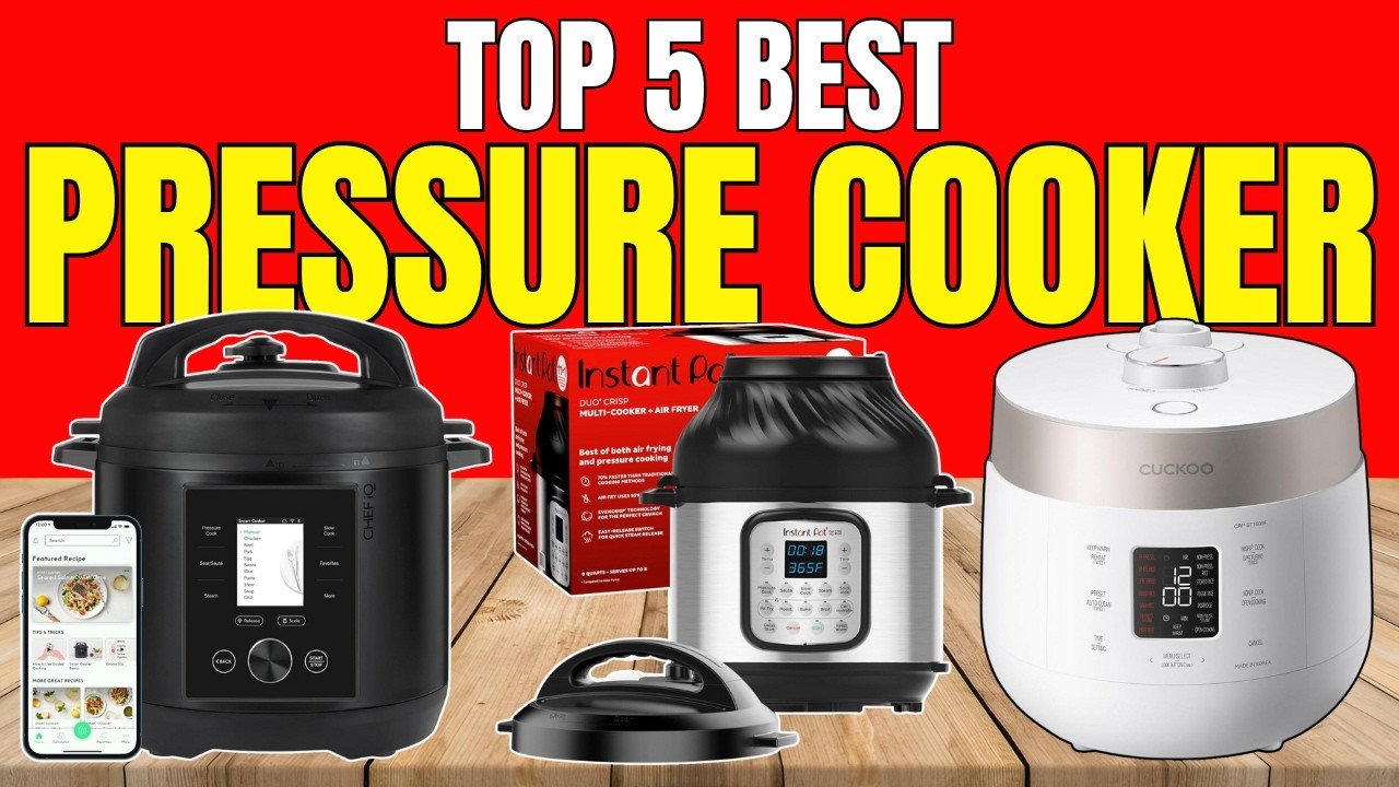 Top 5 Best Pressure Cookers on Amazon 2026 | Smart, Multi-Cook & Air Fryer Options