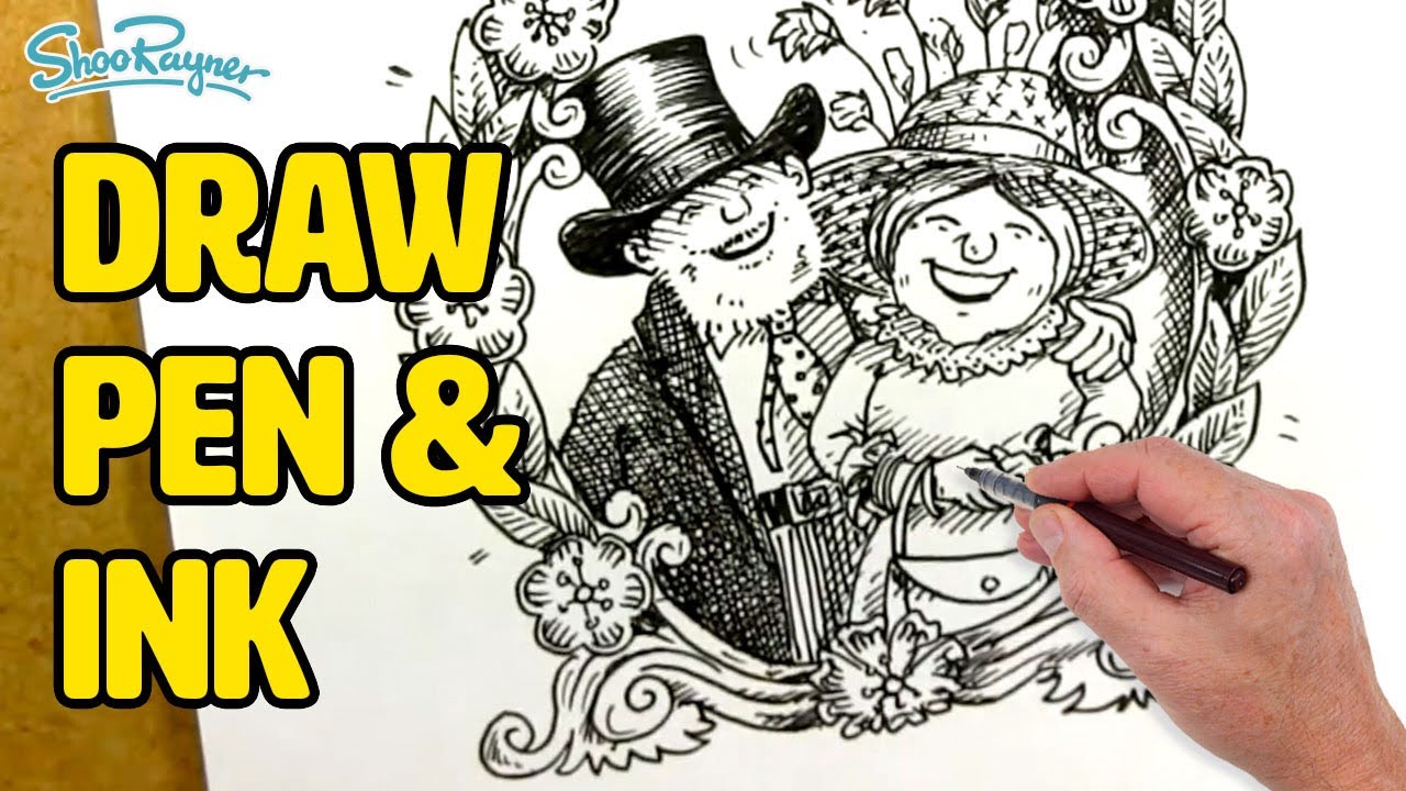 Illustrating children's books in pen and ink