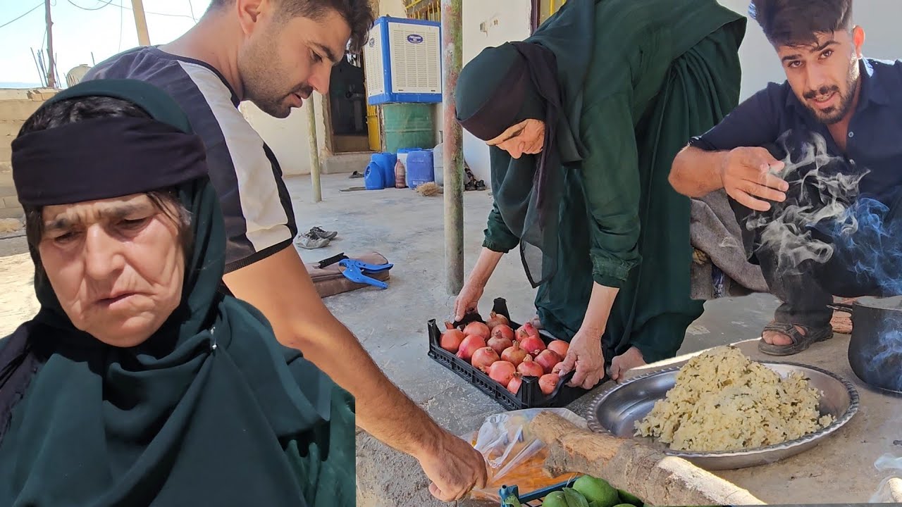 Rural Life Chronicles: 👨&zwj;👦 Hamid&rsquo;s Family Visit, Mother's Cooking Mastery & Saleh&rsquo;s Filming! 🎥