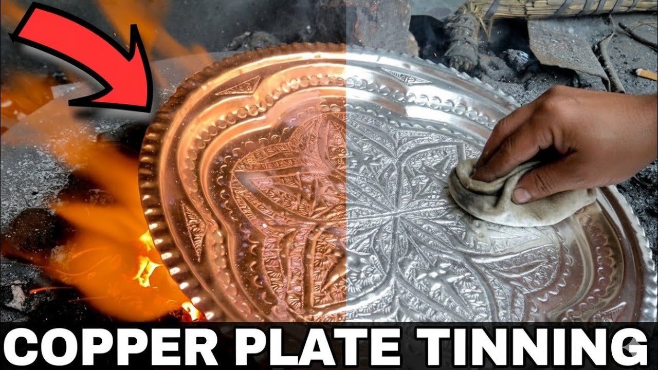 ​🔥 From Dull Copper to Mirror Shine: The SATISFYING Art of Traditional Tinning!