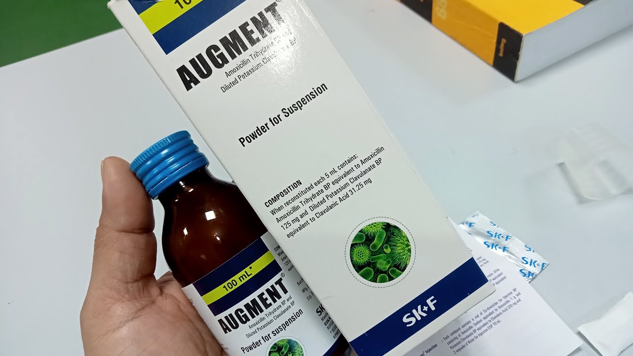 Augment (Each 5 ml : Amoxicillin 125 mg as Amoxicillin Trihydrate BP and Clavulanic Acid 31.25 mg)