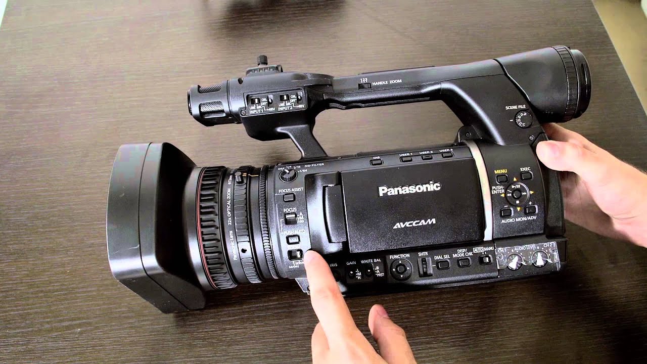 Panasonic AG-AC130AEJ - Budowa
