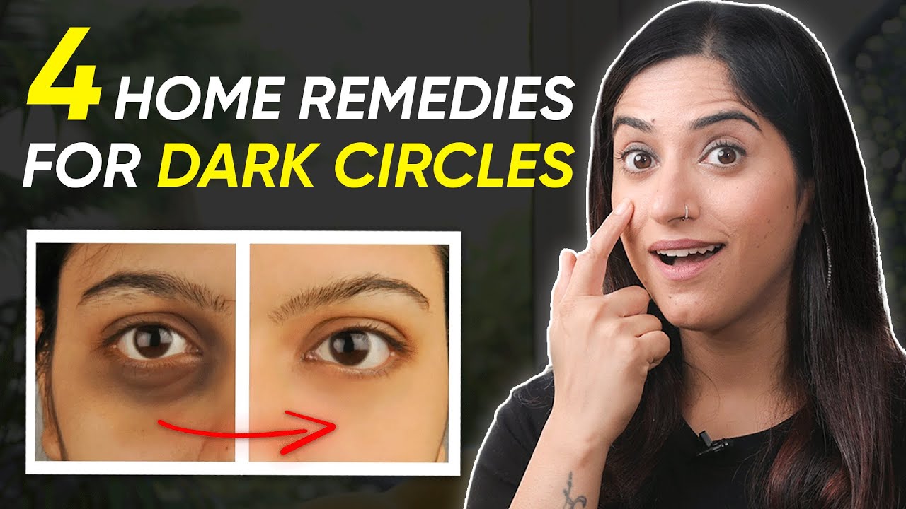 Erase DARK CIRCLES like Magic - 4 Home Remedies for Glowing Skin | By GunjanShouts