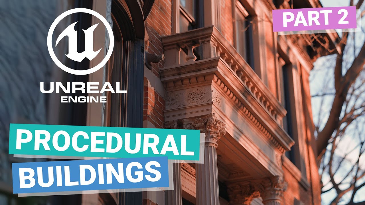 Реалистичные здания PCG в Unreal Engine 5.4 — Урок 2
