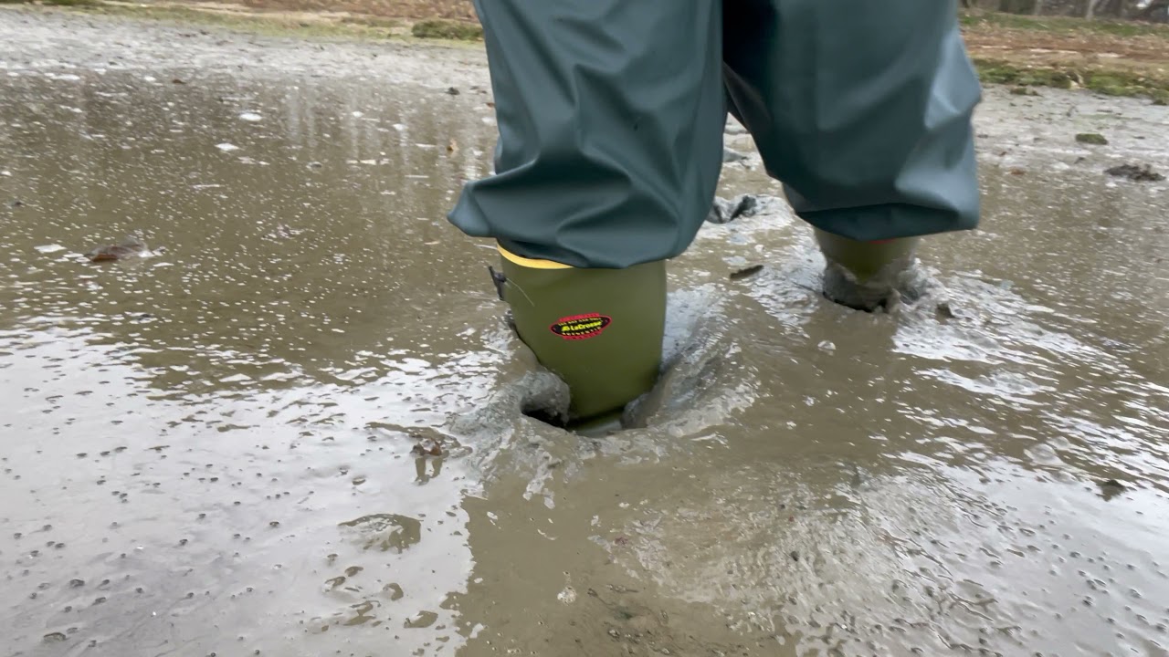 New Wellies, New Waterproofs, First Mud - at the Estuary