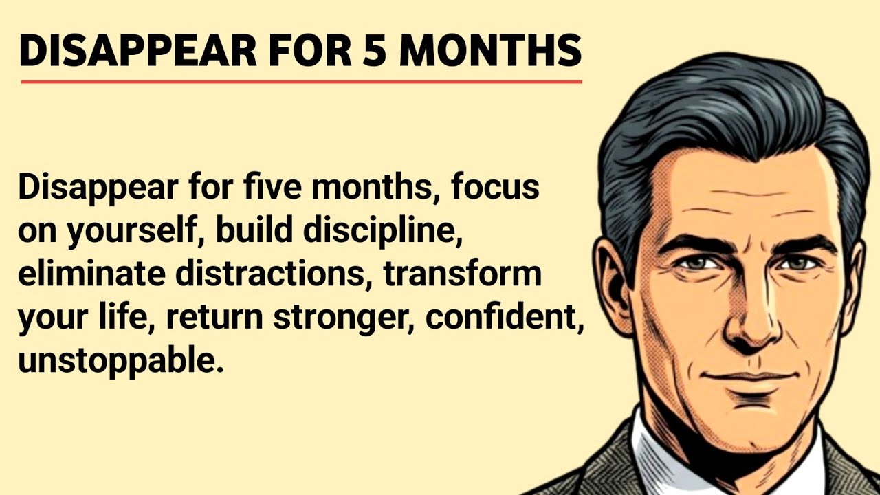 If You Focus on Yourself for 5 Months, You'll Shock Everyone | Improve Your English 