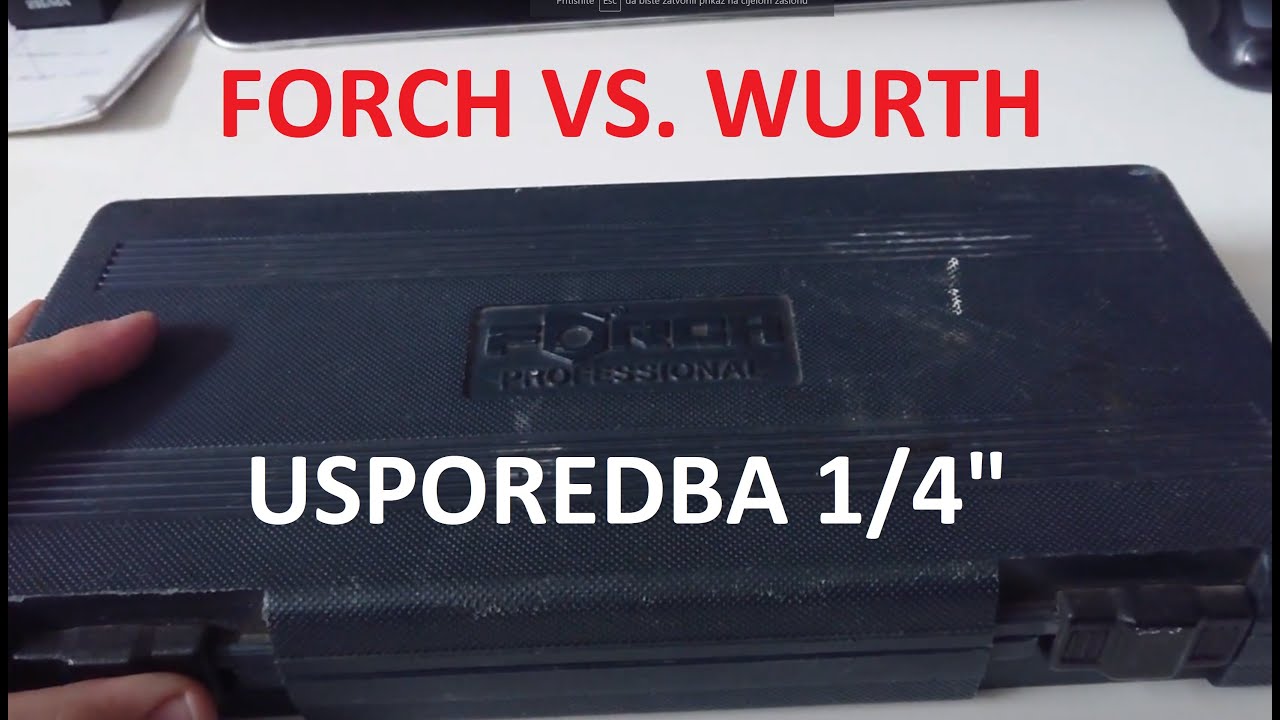 Förch vs Würth - usporedba 1/4