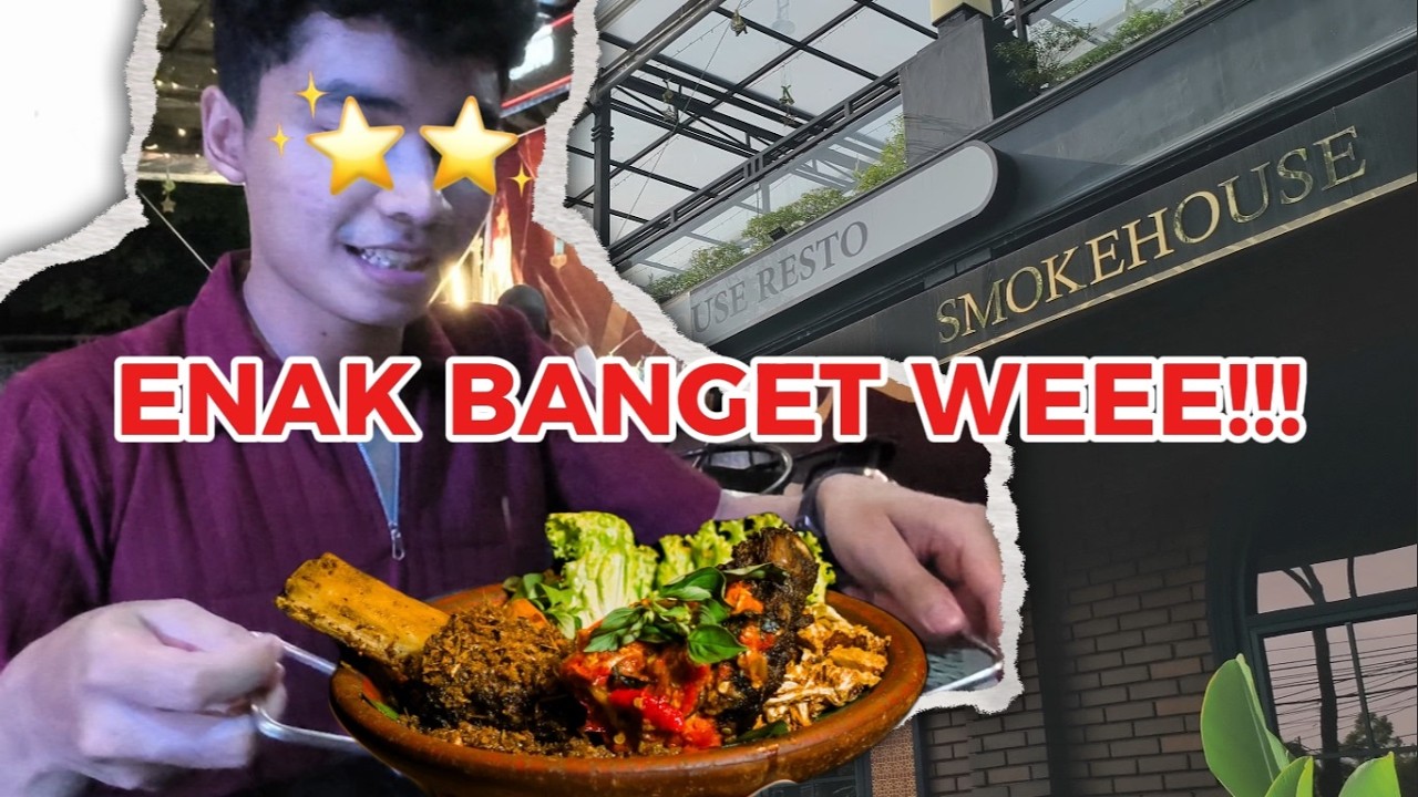 REVIEW MENU MAKANAN DI RESTO YANG LAGI TRENDING DI KOTA PADANG || SMOKEHOUSE AND RESTO