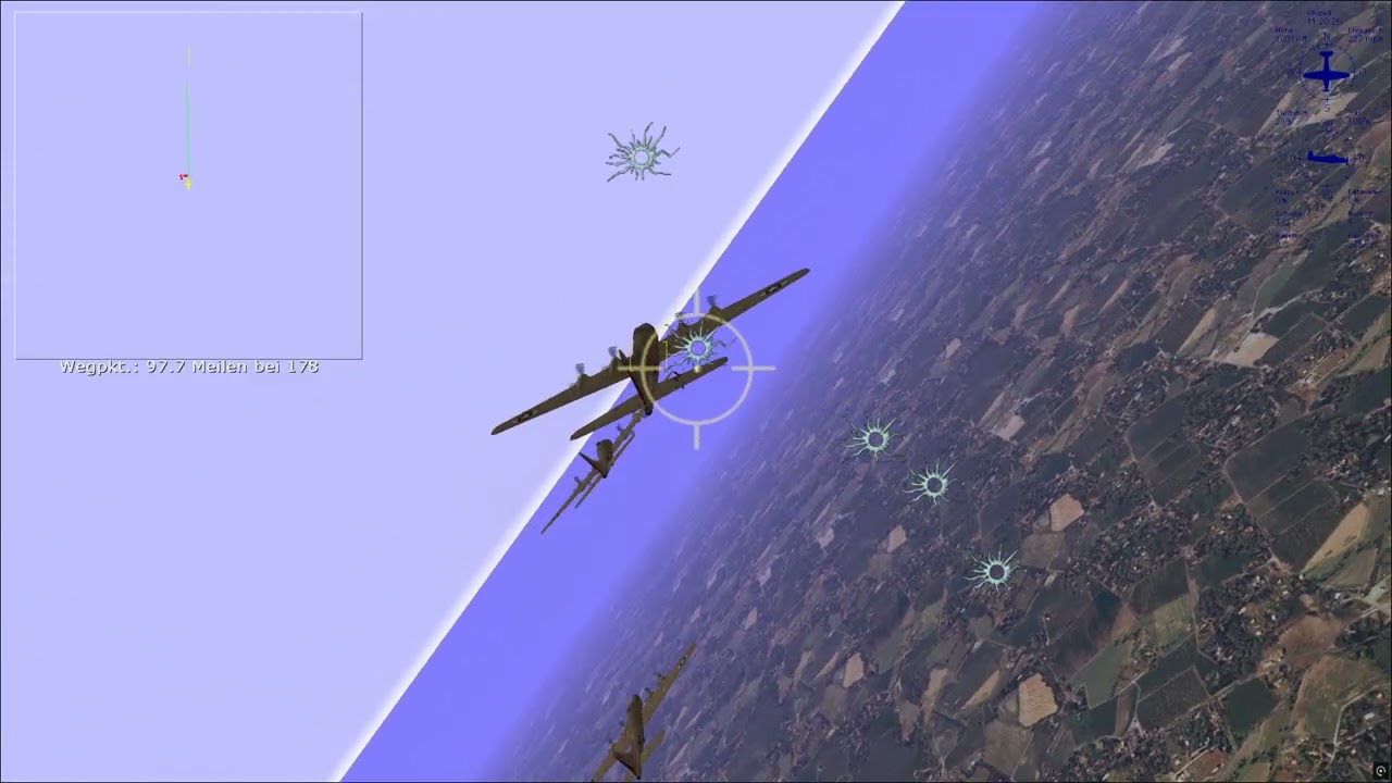 Microsoft Combat Flight Simulator - Trainingseinsätze "Angriff auf B-17-Bomber"