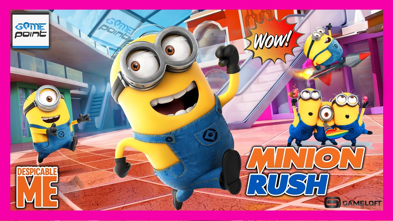 #5 Minion Rush Despicable Me Gameplay - Minion Rush Walkthrough @GamePointPK